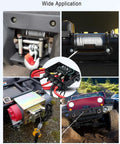 Upgraded Pre Wired Winch Control Box 12V 500A Relay Contactor Switch for ATV UTV electric winch in outdoor application.