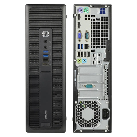 EliteDesk 800 G1 SFF Office Beast Powerhouse Desktop Computer With Quad Core i5-4590 Up To 3.7GHz 16GB RAM 1TB HDD Plus 256GB SSD Boot WiFi Windows 11 Pro Renewed Refurbished