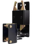 Kickass Heavy Duty Farm Gate Latch With Two Way Swinging Design For Livestock Pastures And Ranches Built Like A Tank To Battle Rust And Weather, close-up view.