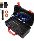 Beast 1800W High Pressure Handheld Steam Cleaner With 100C Steam Temperature, tankless design, accessories, hose in case