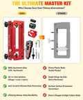 Shop Tough All In One Door Hinge Jig And Router Template Kit Featuring Heavy Duty Aluminum Build and Bullseye Mortise Alignment comparison with flimsy alternatives.