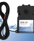 Front view: GVA-24 valve actuator, black plastic housing with 15-ft cable for 2/3-port pool valves