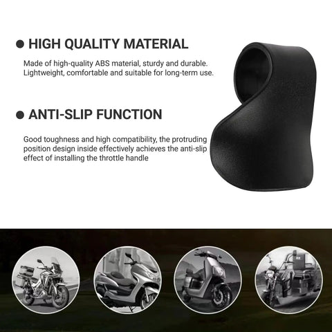 Heavy Hitter Motorcycle Throttle Assist Cruise Controller Handlebar Comfort Palm Grip Accelerator Helper 2 Piece Set for Cruisers and Scooters with anti-slip design