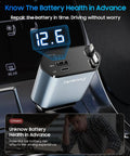 Retractable 69W USB C 4 In 1 Fast Car Charger For iPhone 17 And 17 Pro Max Air 16 15 14 13 Galaxy Pixel With digital display.