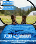 Three Season Camping Sleeping Bag For Adults And Kids Lightweight Weather Resistant And Waterproof in tent with mountains