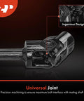 Close-up of Lower Intermediate Steering Shaft With U Joint For Ford F150 2004 To 2008 And Lincoln Mark LT 2006 To 2008.