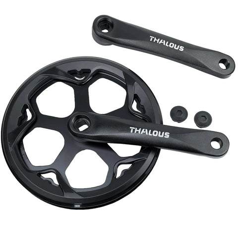Universal Square Crankset For Mountain Bikes, 6 7 8 Speed, 48T 52T Chainrings, 170mm Crank Arm, Beefed-Up Forged Aluminum 6061 T6