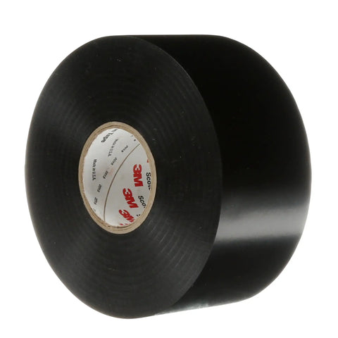 Vinyl Corrosion Protection Tape 50 Unprinted 2 In X 100 Ft Black Roll Premium Grade 10 Mil Thick High Tack All Weather RoHS Compliant