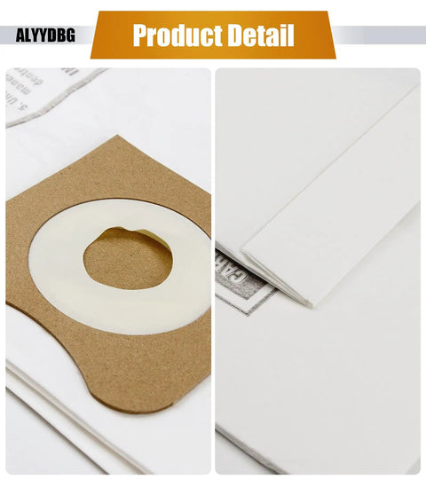 Product details of Size C 3 To 4 Point 5 Gallon Shop Vac Bags High Efficiency Dust Collection Replacement Pack VF3501 23738