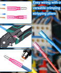 Heat Shrink Bullet Connectors Kit With Crimping Tool, 110 Pcs Waterproof Female And Male Connectors 22-10 AWG