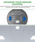 Six Inch Canless Led Recessed Downlights 4 Pack Features Tunable White Temperatures And Adjustable Wattage To Provide A No Sweat Diy Install For Your Home showing dimmable settings and wattage options.