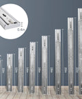 Assorted sizes of ball bearing drawer slides including Ultra Smooth Soft Close Full Extension Ball Bearing Drawer Slides 22 Inch Set Of 6 Pairs.