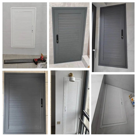 Fire Rated Aluminum Access Panel Recessed Drywall Inspection Door Custom White Heavy Duty Rustproof Build in various installations.