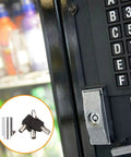 High Security Vending Machine Lock And Key Set Keyed Alike 5 Pack Tubular Locks on Coke, Pepsi, Snack Machines ABuff Installed.