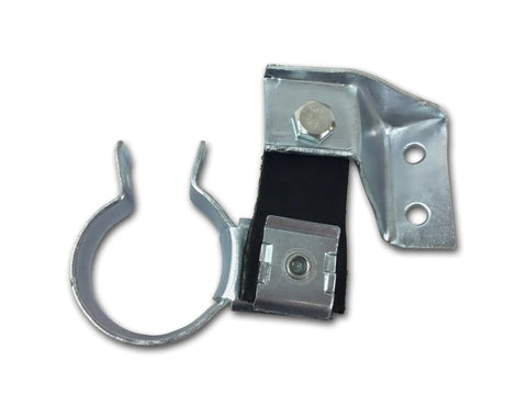 Complete Dual Exhaust Hanger Kit Fits 1958-1964 Chevy Passenger Cars Like Impala Bel Air And More Includes Front Rear Brackets For 2 Inch Mufflers. metal exhaust hanger kit with bracket and 2-inch clamp