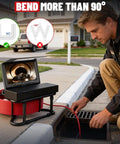 Badass Heavy Duty Self Leveling 7 Inch Sewer Camera With 100 Foot Waterproof Cable being used for drain inspection.