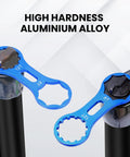 2 Pack Aluminum Alloy Fork Cap Wrench Set For Bikes Front Suspension Cap Tool Lightweight Built Tough Corrosion Resistant
