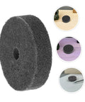 Super Cool Nylon Polishing Wheel Buffing Disc Kit With 10mm Hole, gray nylon disc for metal and plastic polishing.