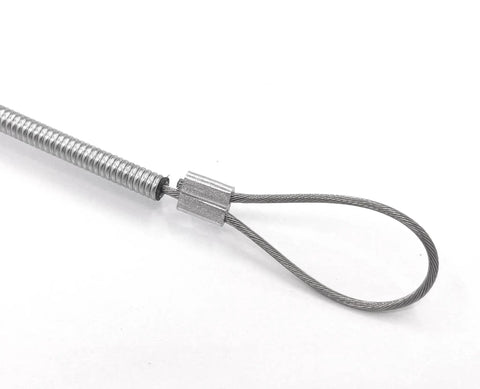 Close-up of Replacement Clutch Cable 17 Inch For 6 HP Rear Tine Tiller Compatible With Craftsman Built Tough