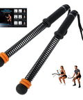 Two Pack Weighted Cordless Battle Ropes With Adjustable Resistance And Ropeless Design, Portable No Setup Exercise Rope
