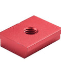 Red aluminum T slot nut for Beefy Aluminum T Track Slider And T Slot Nut Set For Woodworking Tables And Saws Fits M6 And M8 Slots