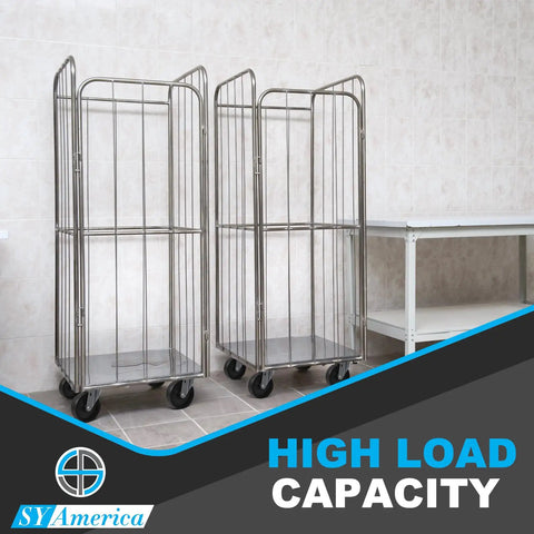 Heavy Duty Industrial Caster Wheels Built Hard As Nails With Polyolefin Rolling Action Moves Like Butter And Handles 1800 Lbs Without Skipping A Beat in a warehouse setting.