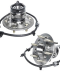 2WD Front Wheel Bearing Hub Assembly With ABS Sensor Fits 2004-2008 GMC Canyon And 2004-2008 Chevy Colorado Plus 2006 Isuzu i-280 2007-2008 i-290 i-370 Front Wheel Hub Replacement, showing bearings and ABS sensor cables