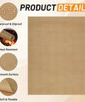 Nonstick PTFE Teflon Sheets For Heat Press 16x20, 10 Pack, waterproof, oilproof, heat resistant, smooth surface, soft and flexible.
