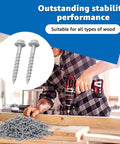 Heavy Duty Joist Hanger Screws Size Nine By One Point Five Inch Structural Fasteners That Swap Standard 10D Nails For Tough Wood Framing Big Time On Any Job Site Rock Solid Pro Gear with hex heads and a pile of screws.