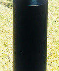 Slide On Torpedo Steel Squirrel Baffle With 6.125 Inch Diameter And Textured Powder Coat For Outdoor Bird Feeders Includes Pole Mount Coupler