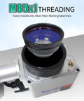 Close-up of F Theta Lens 300x300mm 420mm Focal Length Fiber Laser Scan Lens M85x1 Thread for 1064nm Galvo System.