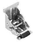 Two Pack Folding Brackets For Table And Bed Legs 90 Degree Aluminum Alloy Self Locking Foldable Hinges close-up view