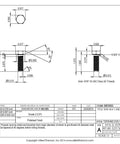 Grab A Fresh Pack Of 10 Boss Level 5/16-18 1 Inch UNC Titanium Hex Head Bolts Grade 2 CP technical drawing with dimensions.