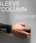 Epic Gaming Arm Sleeves With Compression Fit And Seamless Build For The Daily Grind Keeps You Cool On The Reg Reduces Friction So You Can Clutch Every Match White Small Medium close-up of sleeve showing comfort and fit.