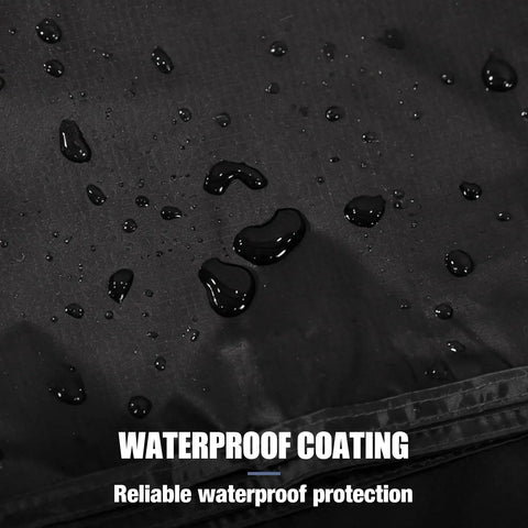 Ultralight Tent Footprint Tarp 55x87 Inches Waterproof PU2000mm Ground Cloth showing water droplets on surface