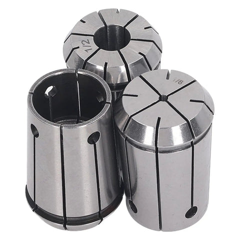 Dope 3PC Spring Steel Collet Chuck Set With Wrench For Milling And Cnc Lathe Engraving Tools Featuring 1/8 1/4 And 1/2 Inch Er Collets