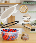 Huge 62 Piece Airtight Food Storage Set With Lids Including 31 Lids And 31 Containers 85 Oz Leakproof Meal Prep Containers