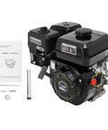 Beast 212cc Gas Engine With 7.5HP 3600 RPM OHV Air Cooled Pull Start Powerhouse with manual and parts for diverse equipment use