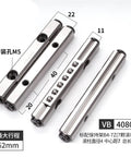 Pro Grade Heavy Duty Linear Motion Rail With Bearing Steel Cross Ball Guide Smooth Sliding Crossed Ball Bearing 1 Piece Upgraded Stainless Steel Version For High Precision CNC And Automation Projects, stainless steel, 62mm travel