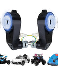 Two Pack 12V RS550 High Speed Motor Gearbox 40000RPM Upgrade for Kids Ride On Cars and Toys Replacement Parts with Drive Engine