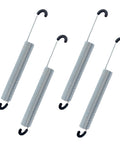 Four Piece 7 Inch Extension Springs For Power Recliner Lift Chair Couch Quick Swap Replacement With Heavy Duty Steel Coils And Precise Hook To Hook Sizing Built Tough For Smooth Glide Performance All Day Long.