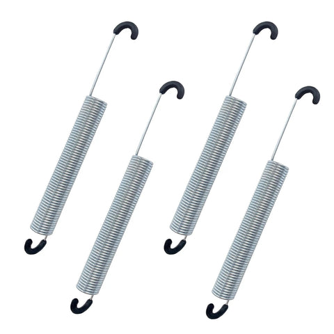 Four Piece 7 Inch Extension Springs For Power Recliner Lift Chair Couch Quick Swap Replacement With Heavy Duty Steel Coils And Precise Hook To Hook Sizing Built Tough For Smooth Glide Performance All Day Long.