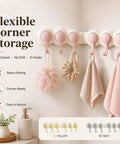 Hassle Free Peel And Stick Wall Hooks With Six Swiveling Rotating Arms For Hanging Bath Towels Kitchen Tools And Daily Gear Directly On Any Smooth Surface.