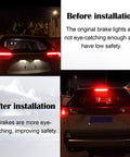 Hella Slick Pack Of Two High Brake Controller With Rapid Flashing Strobe and Snappy Blinker Relay Switch For 12 To 24 Volt Cars Trucks Motorcycles Black ABS Body Easy Install For Safer Drives before and after installation comparison
