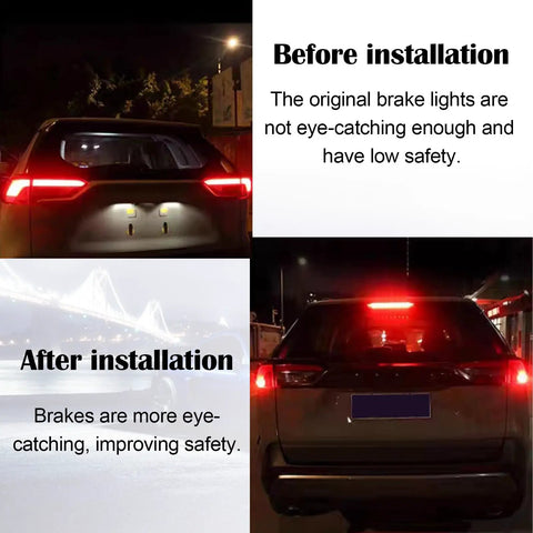 Hella Slick Pack Of Two High Brake Controller With Rapid Flashing Strobe and Snappy Blinker Relay Switch For 12 To 24 Volt Cars Trucks Motorcycles Black ABS Body Easy Install For Safer Drives before and after installation comparison