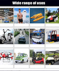 Wide range of uses including electric scooters, drones, cleaning robots, and electric vehicles for various applications.