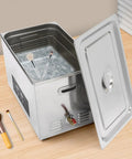 Professional Grade 30 Liters Stainless Steel Ultrasonic Cleaner With Built In Heater And Digital Timer For Jewelry Watches Sick Clean Cavitation Wash System with brushes inside.