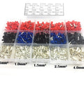 Essential 1530pcs Bootlace Ferrules And Butt Connectors Kit For Uninsulated Copper Wire Crimping. Fits 22 To 12 AWG Cables Perfectly With Premium Cord Pins And End Terminals For Serious Electronics Hustle.. 1530-piece organized terminal kit, 0.5mm² to 4.0mm²