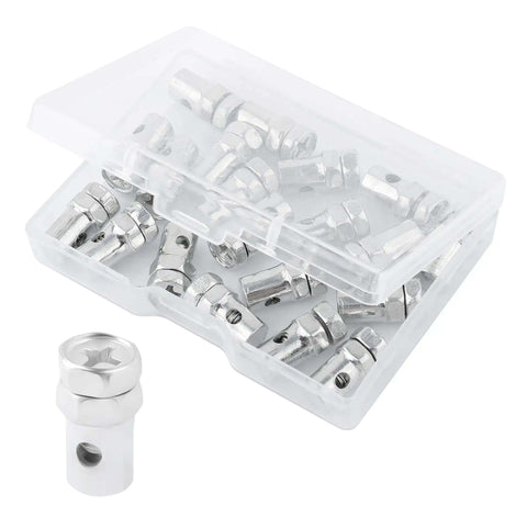 20 Piece Universal Throttle Cable Ends One Eighth Inch Fittings For Cars, Bicycles, Motorcycles, Lawn Mowers And ATVs in open box