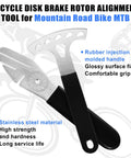 Rotor Truing Fork For Bicycle Disc Brake Rotor Alignment 2 Pack With 42mm Large Adjustment And 15mm Small Adjustment Burr Free Edges